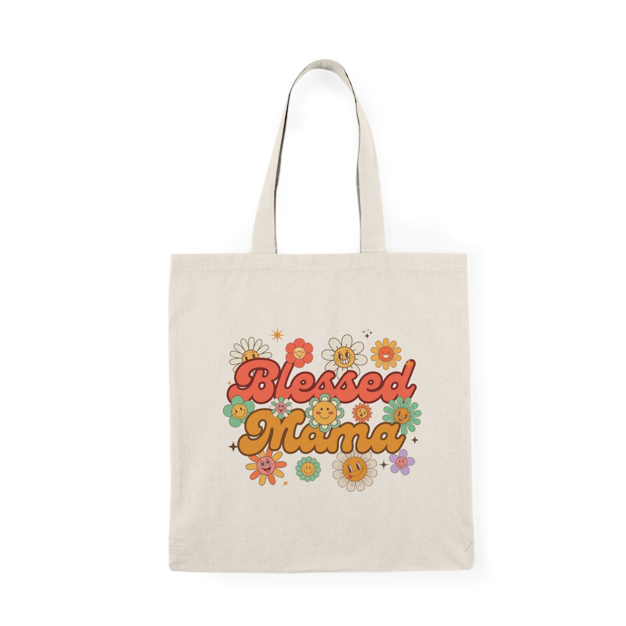 Blessed Mama Natural Tote Bag