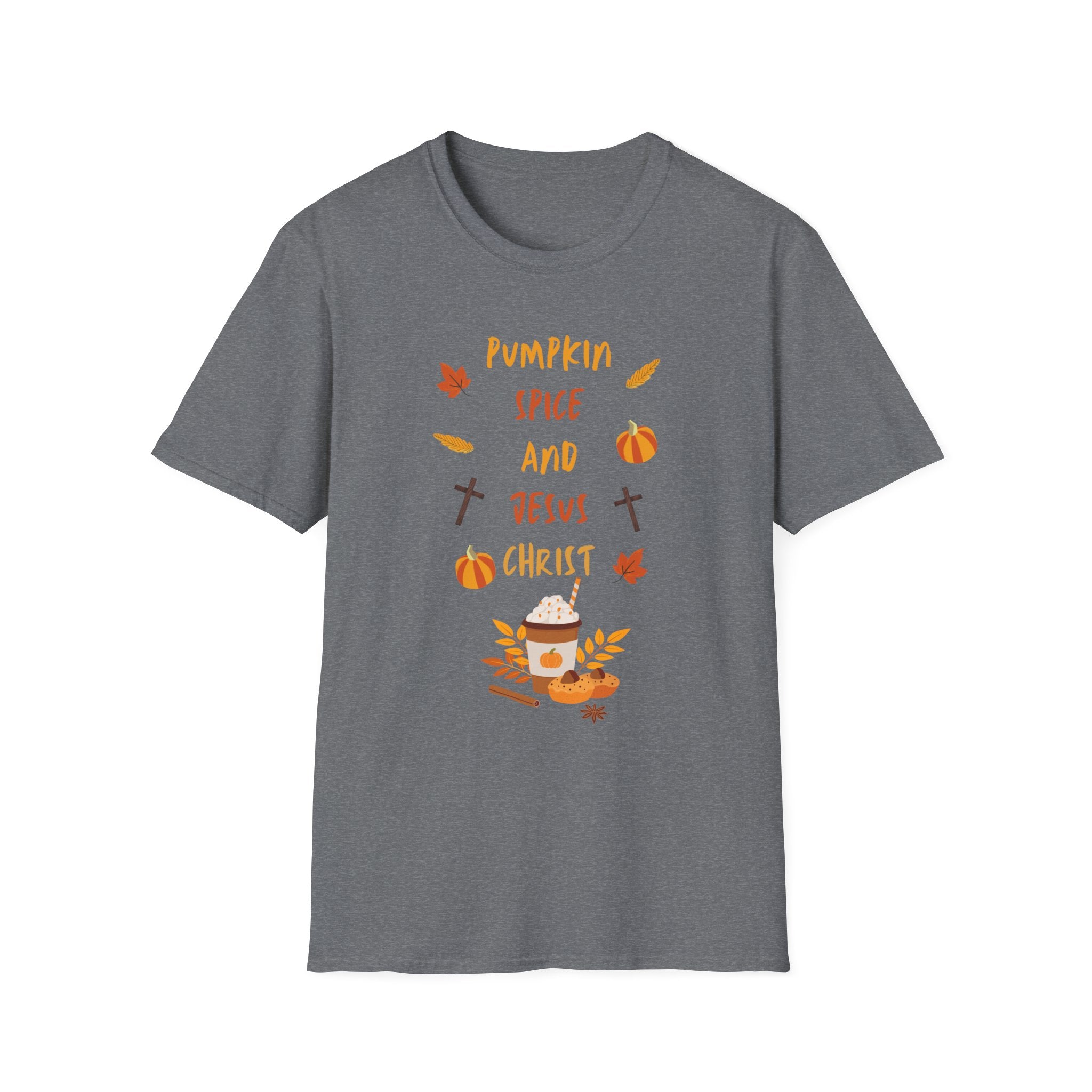 Autumn Legacy- Pumpkin Spice and Jesus Christ. T-shirt