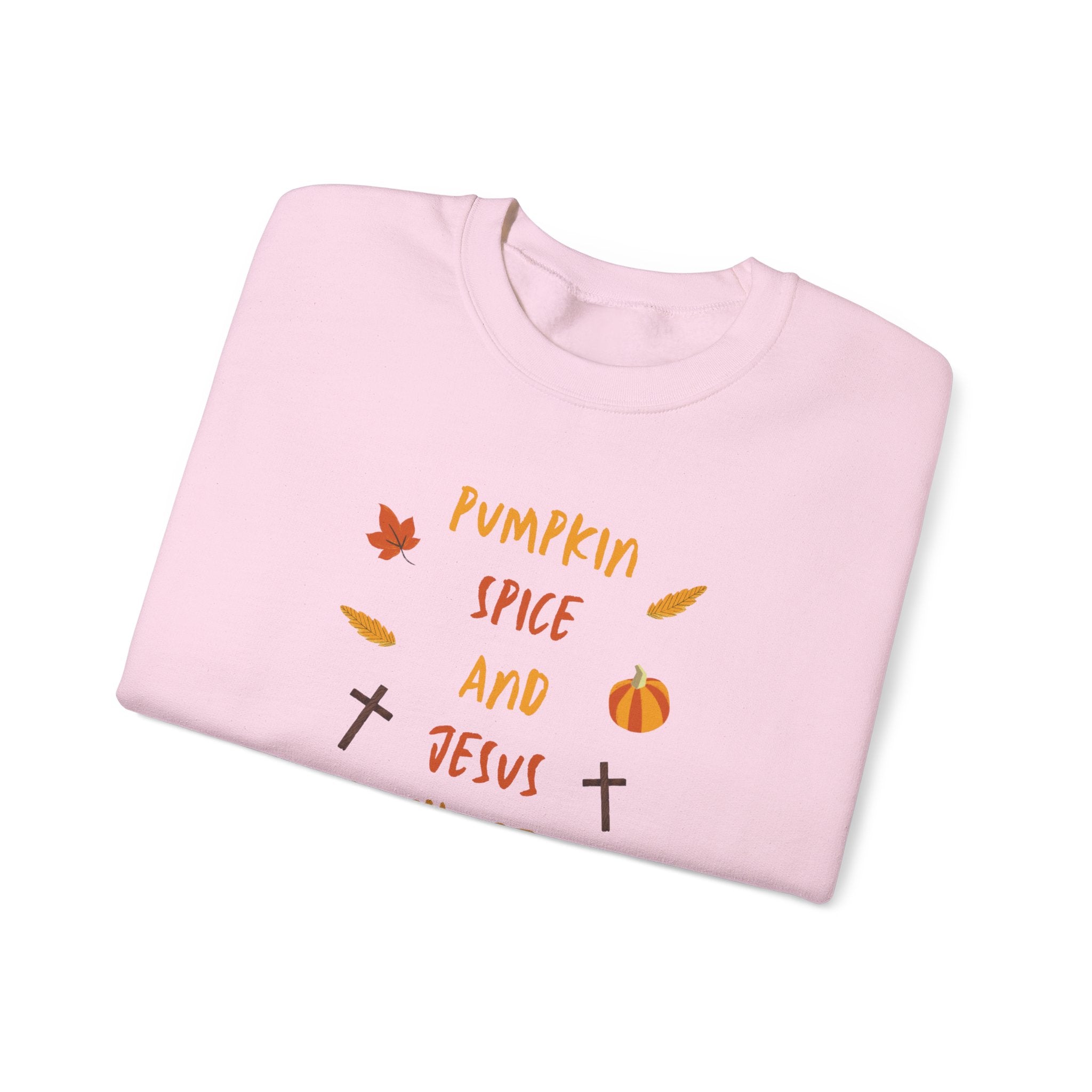 Pumpkin Spice and Jesus Christ Crewneck Sweatshirt