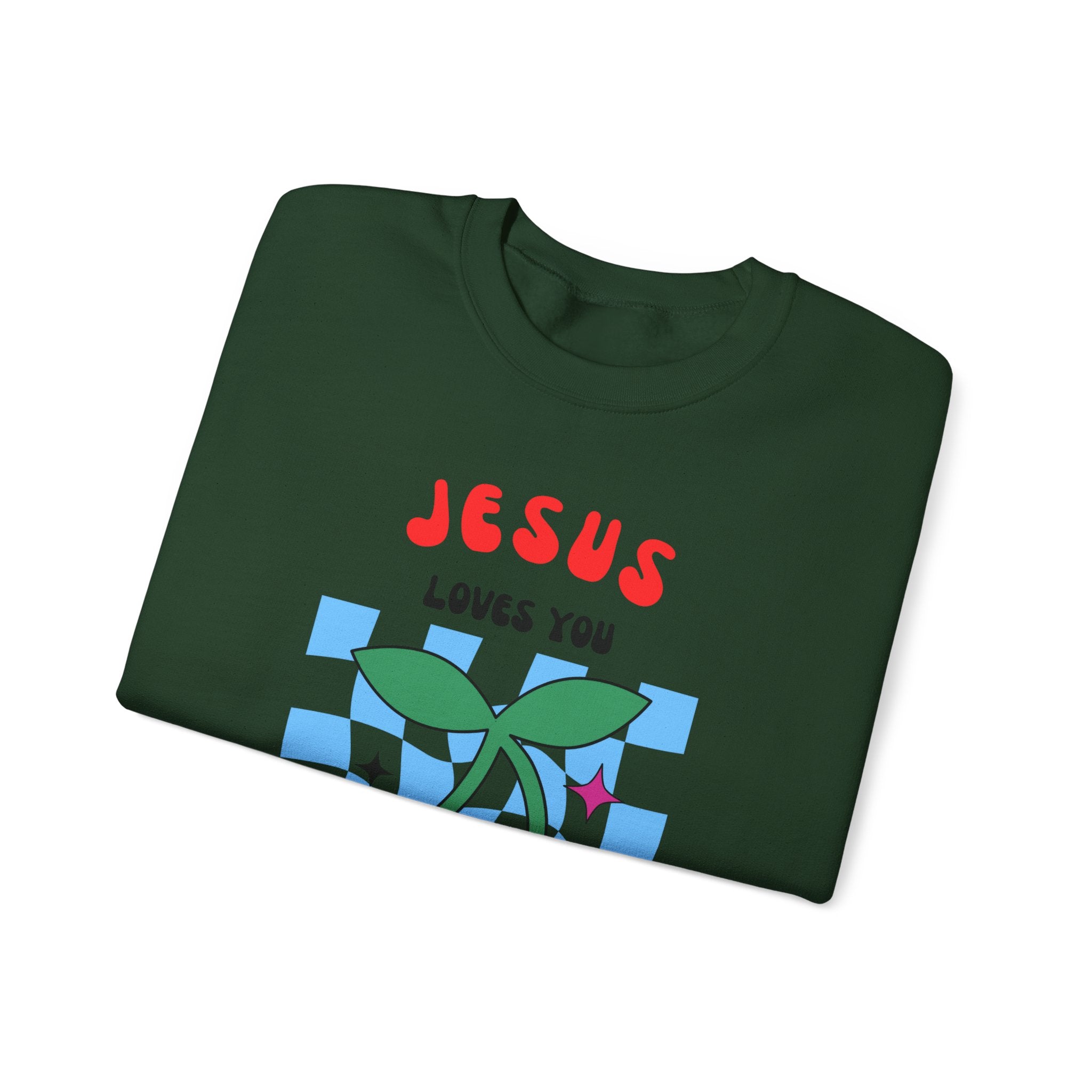Jesus Loves You Crewneck Sweatshirt