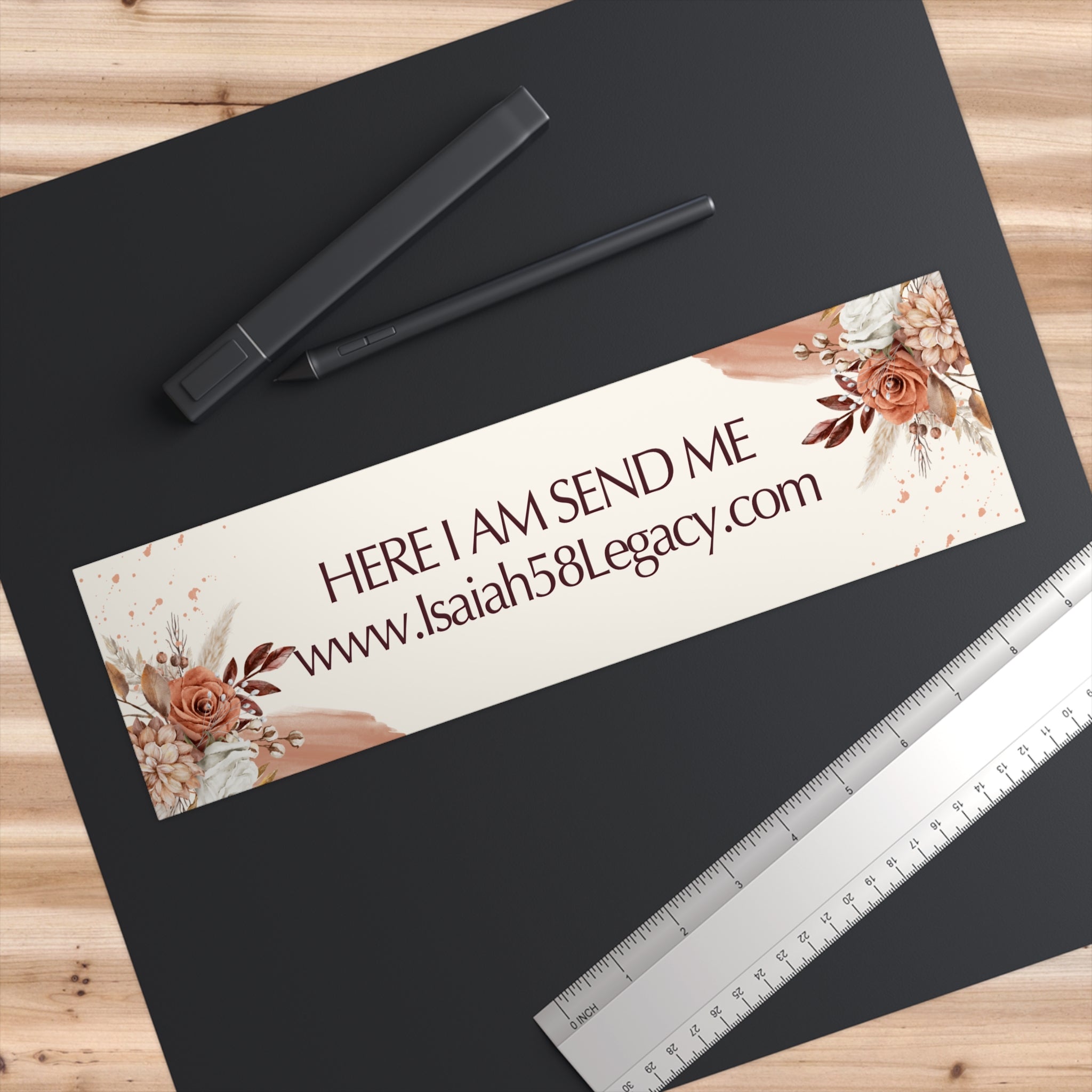 HERE I AM SEND ME. Bumper Stickers