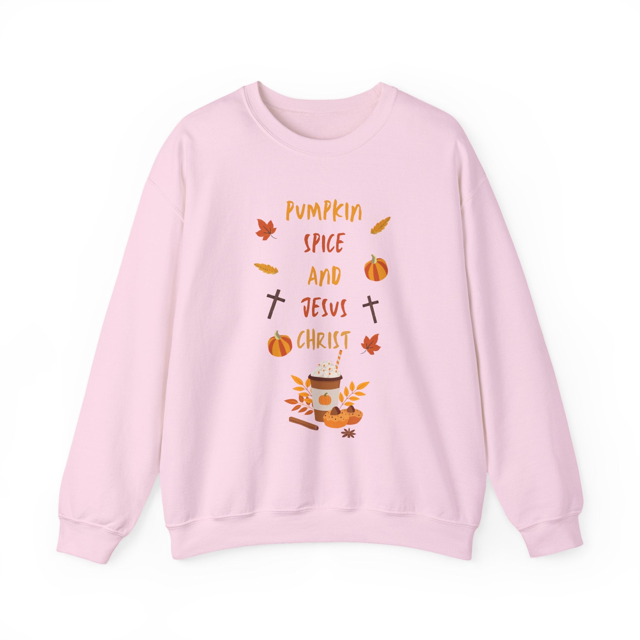 Pumpkin Spice and Jesus Christ Crewneck Sweatshirt