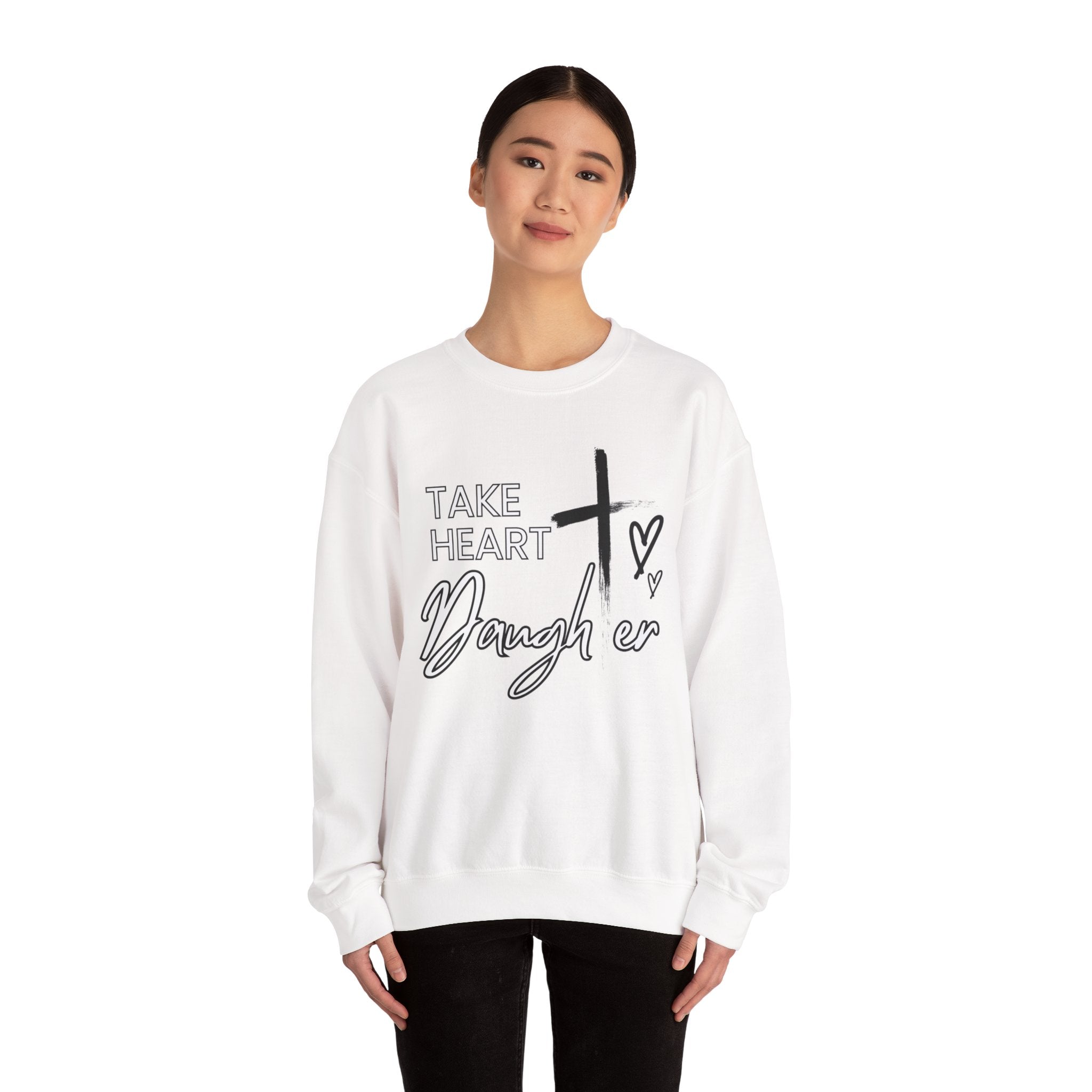 Take Heart Daughter Crewneck Sweatshirt