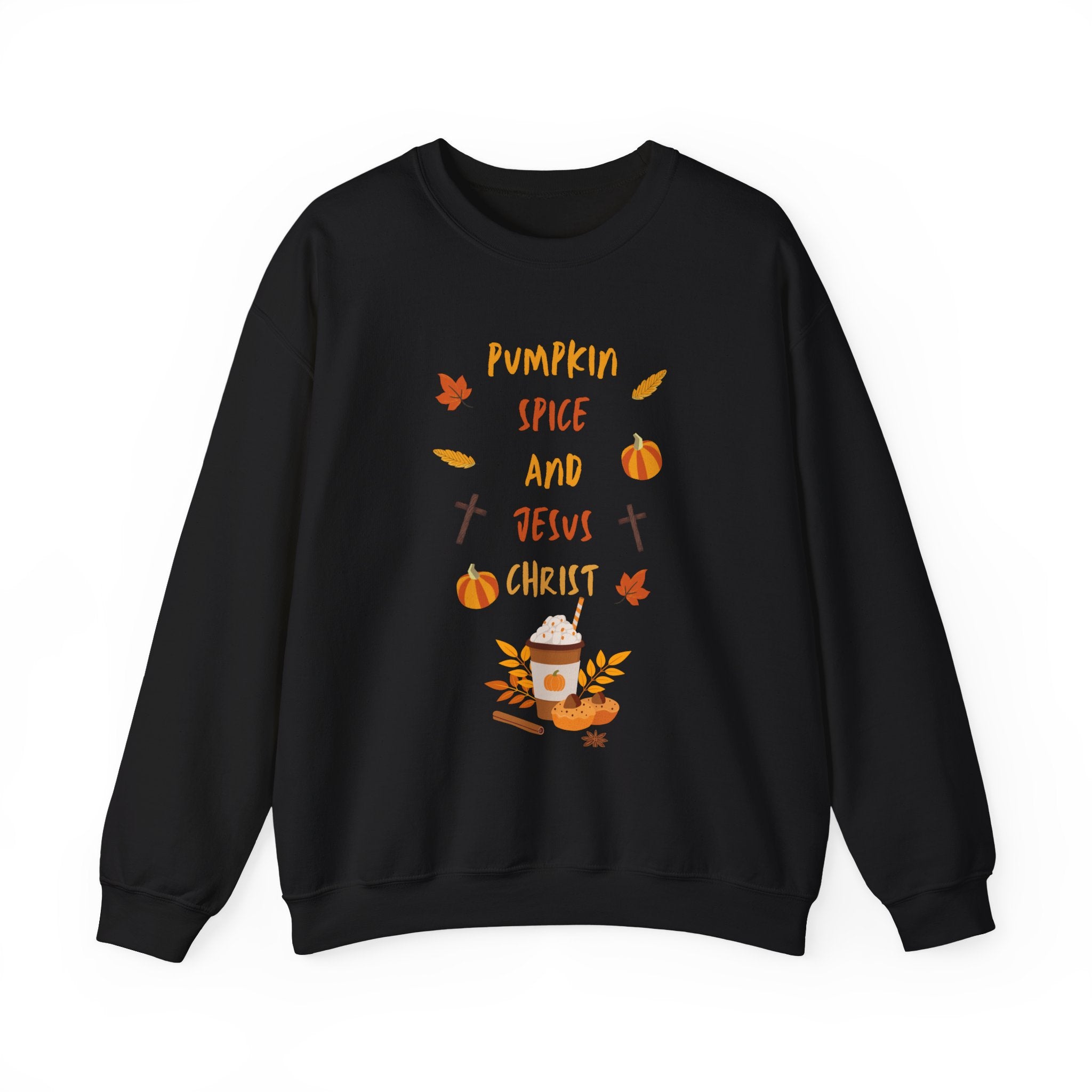 Pumpkin Spice and Jesus Christ Crewneck Sweatshirt