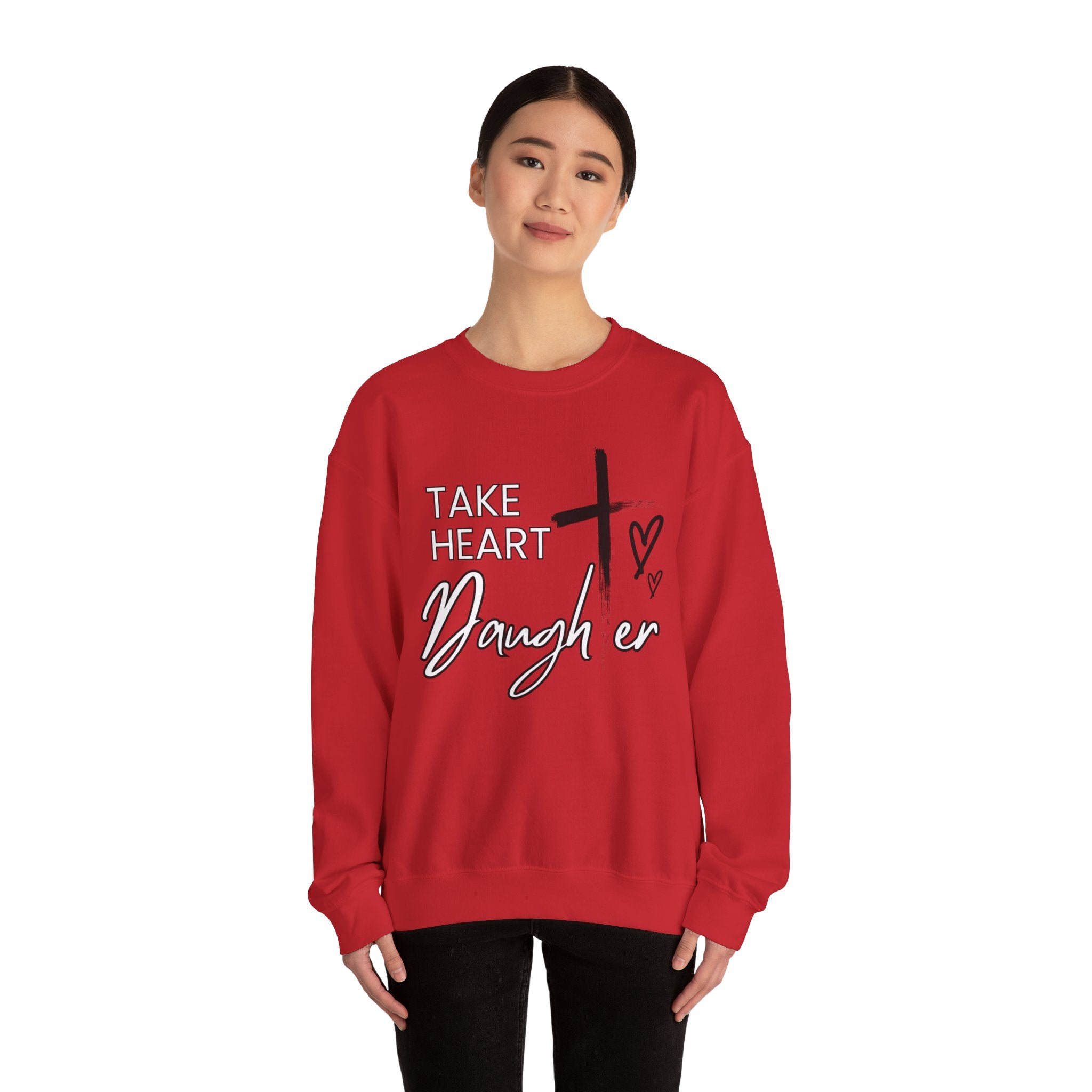 Take Heart Daughter Crewneck Sweatshirt