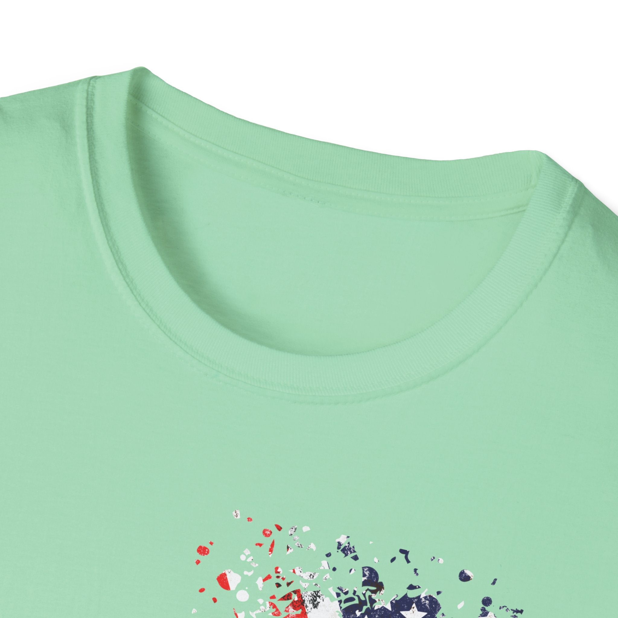 USA Flag+Cross T-shirt