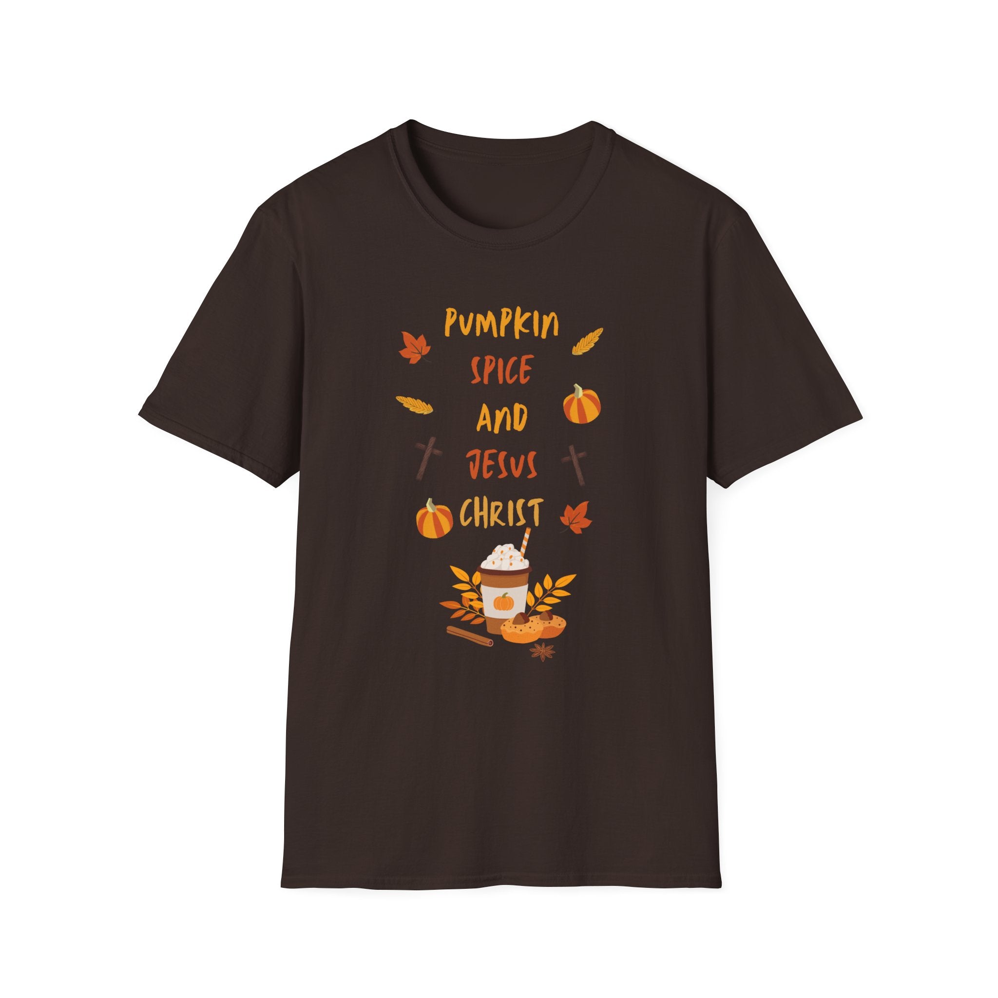 Autumn Legacy- Pumpkin Spice and Jesus Christ. T-shirt