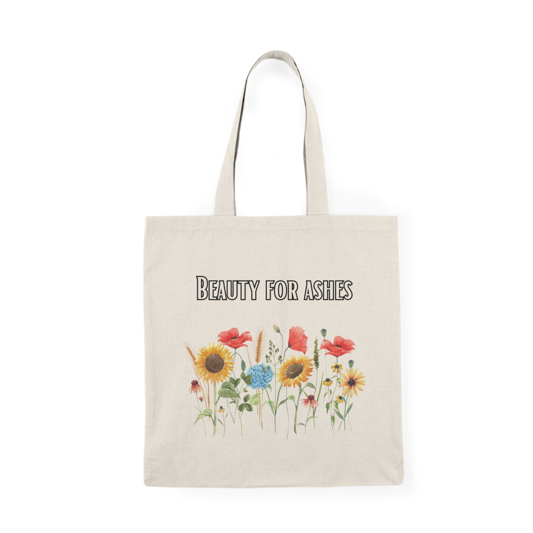 BEAUTY FOR ASHES. Natural Tote Bag