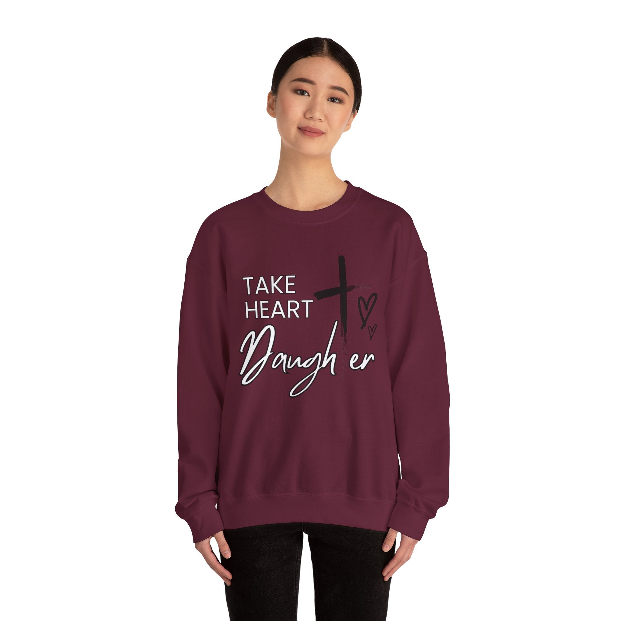 Take Heart Daughter Crewneck Sweatshirt
