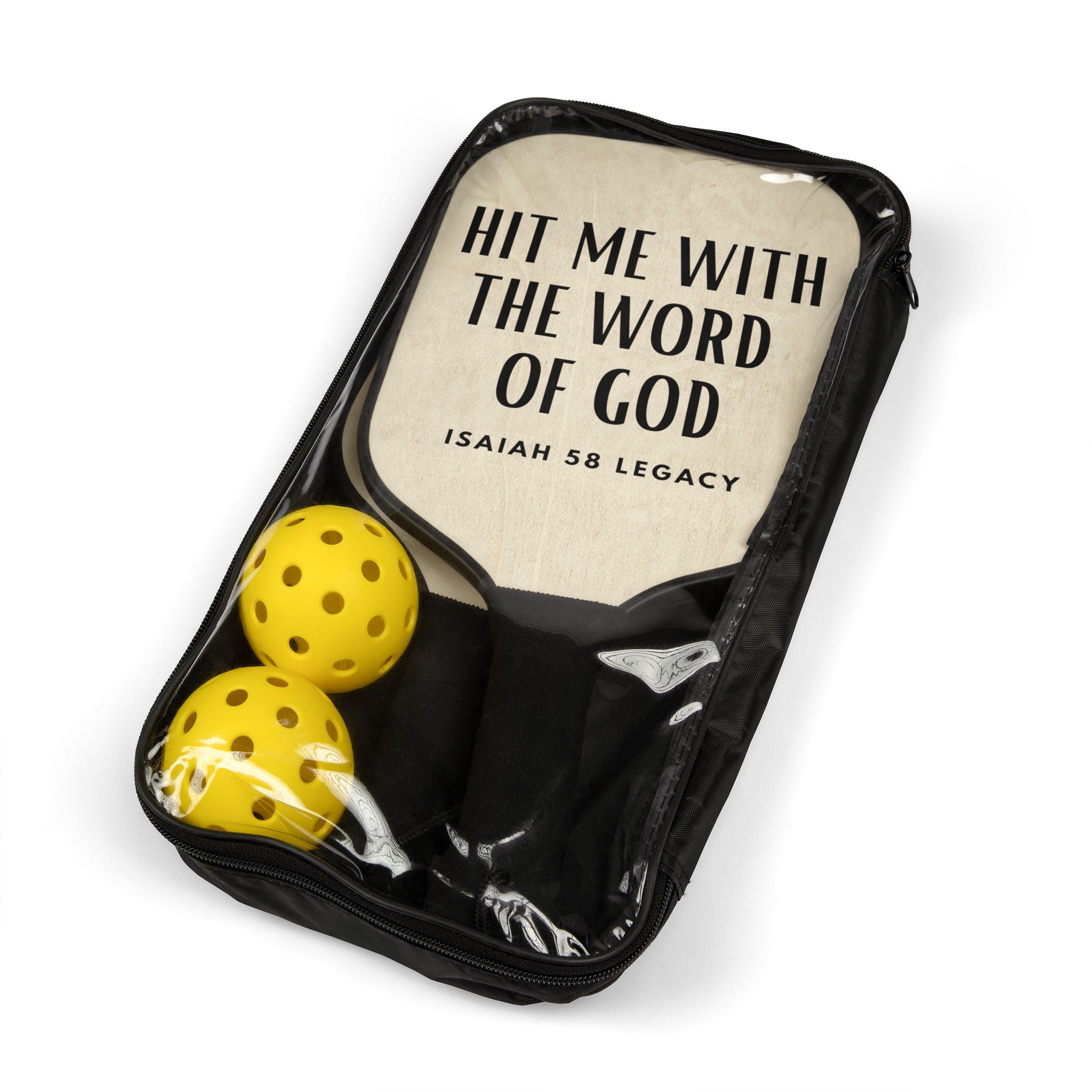 WORD OF GOD Christian Pickleball Paddle Set.