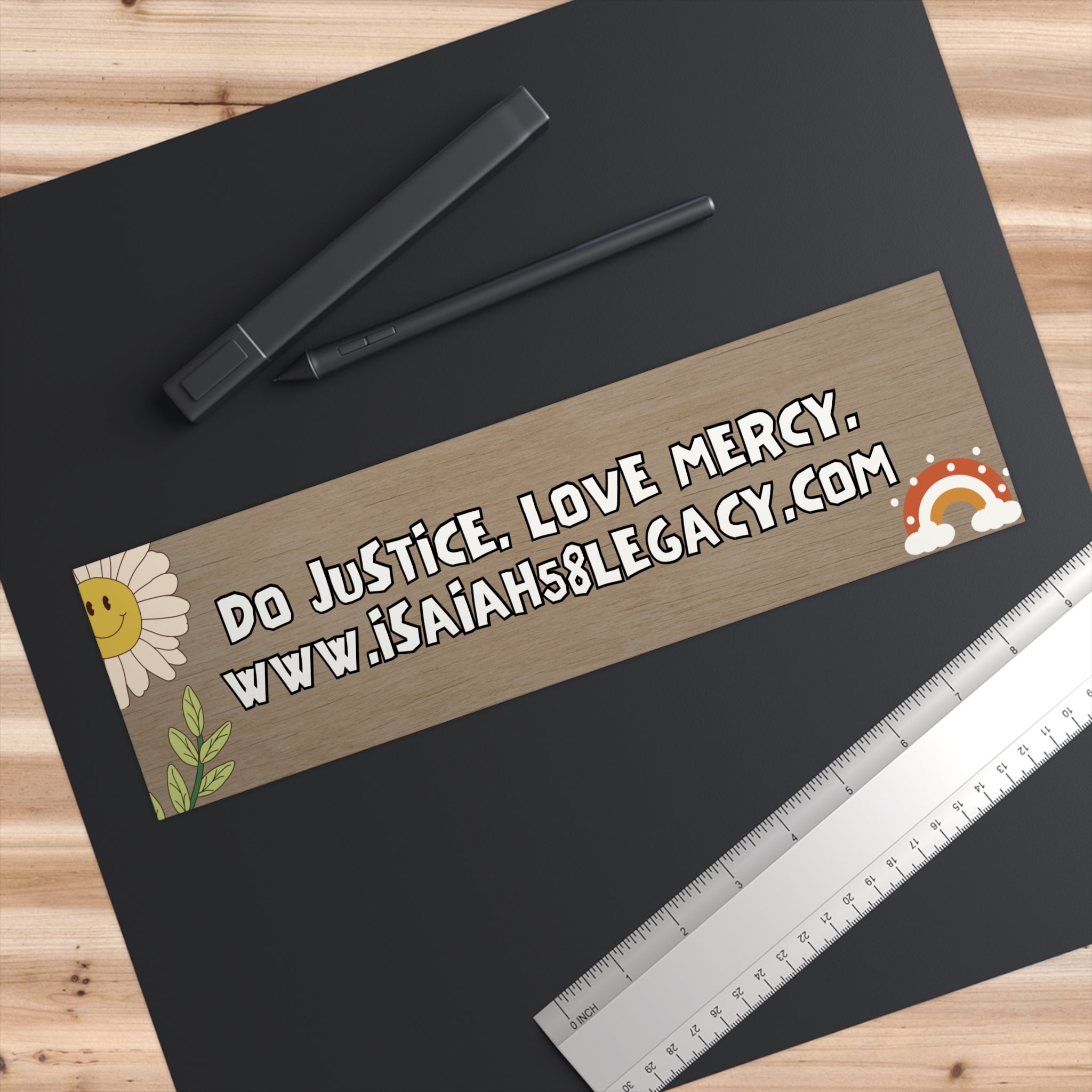 DO JUSTICE. LOVE MERCY. Bumper Stickers