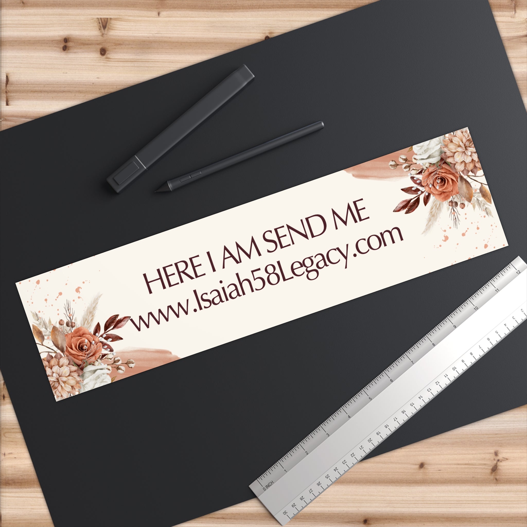 HERE I AM SEND ME. Bumper Stickers