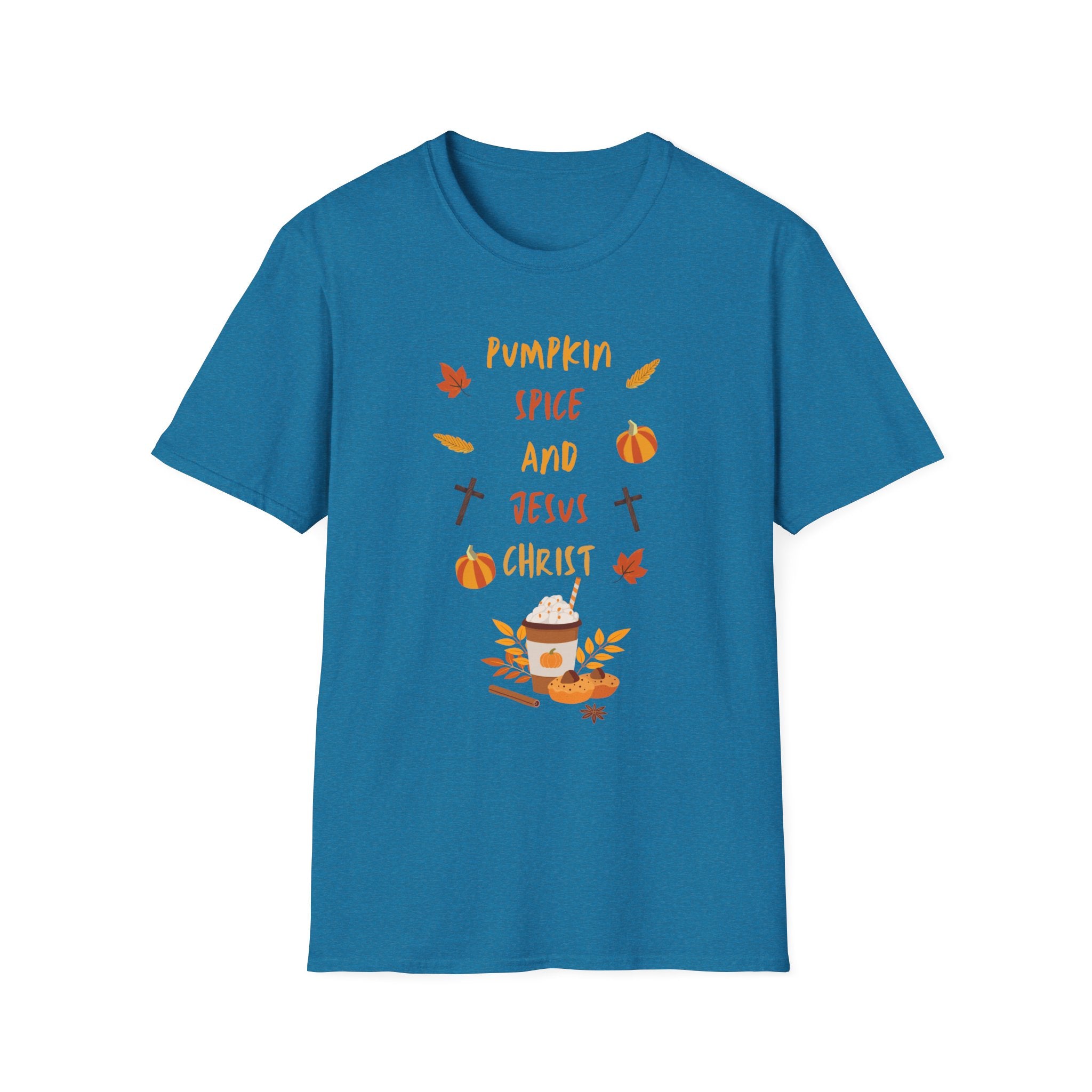 Autumn Legacy- Pumpkin Spice and Jesus Christ. T-shirt
