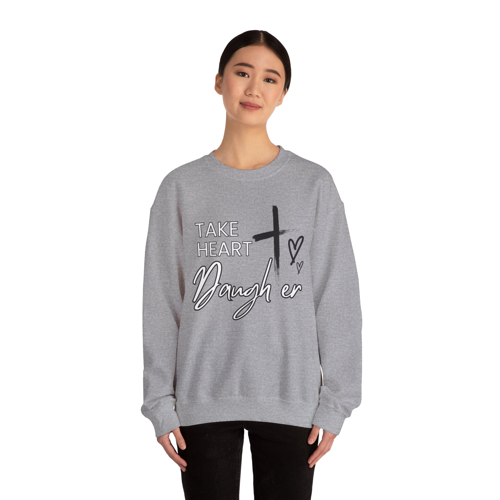 Take Heart Daughter Crewneck Sweatshirt