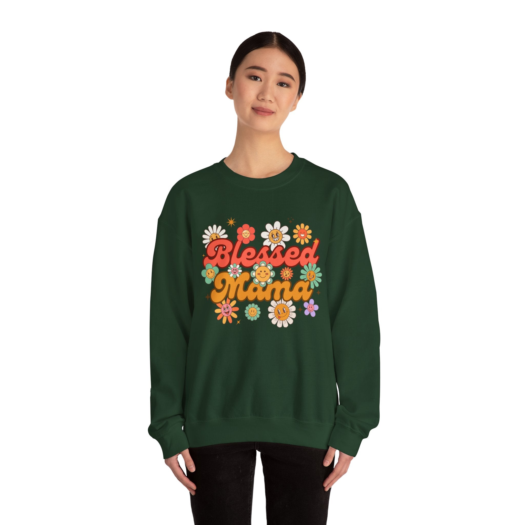 Blessed Mama Crewneck Sweatshirt
