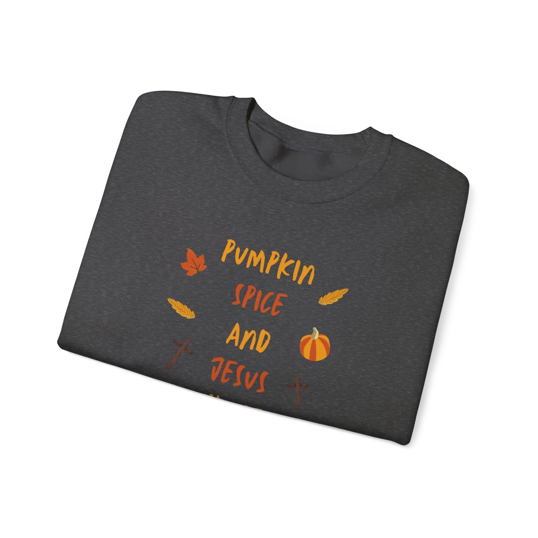 Pumpkin Spice and Jesus Christ Crewneck Sweatshirt