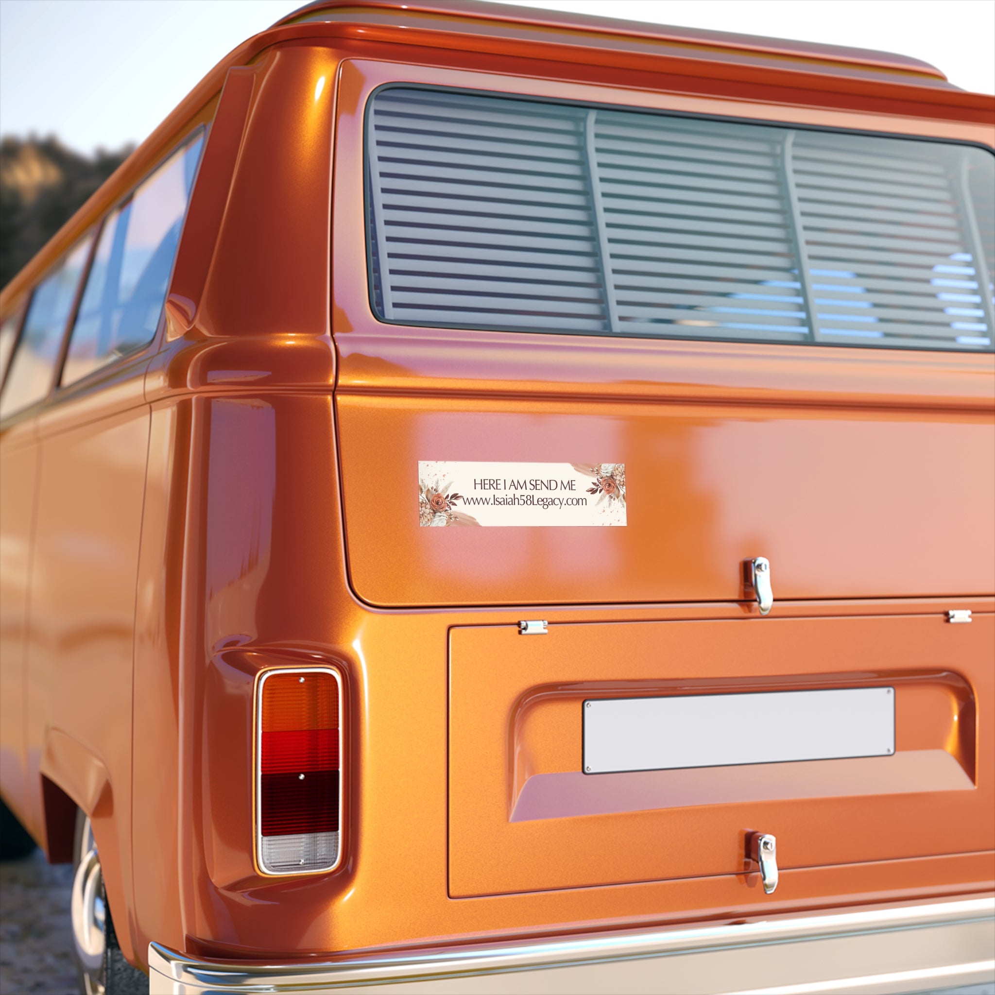HERE I AM SEND ME. Bumper Stickers